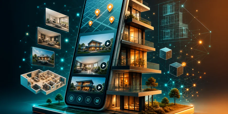 Smart real estate app — transforming property market into a digital platform